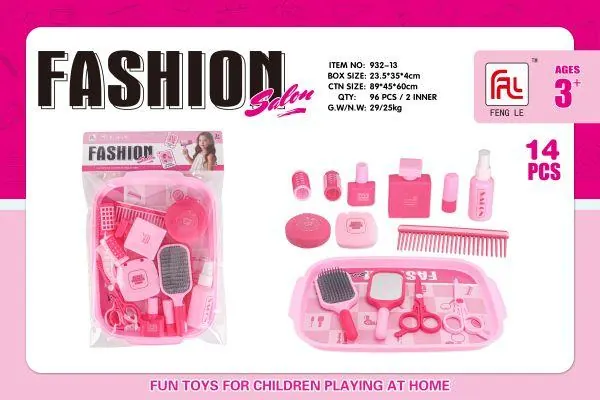 Accessories Play House Set (girls play house toys) PVC Header Bag wholesale from Qili Toys