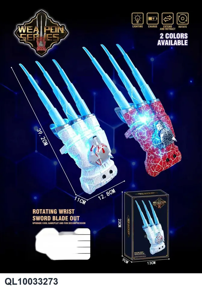 Adamantine Flame Claw Battle Sword Color Box wholesale from Qili Toys
