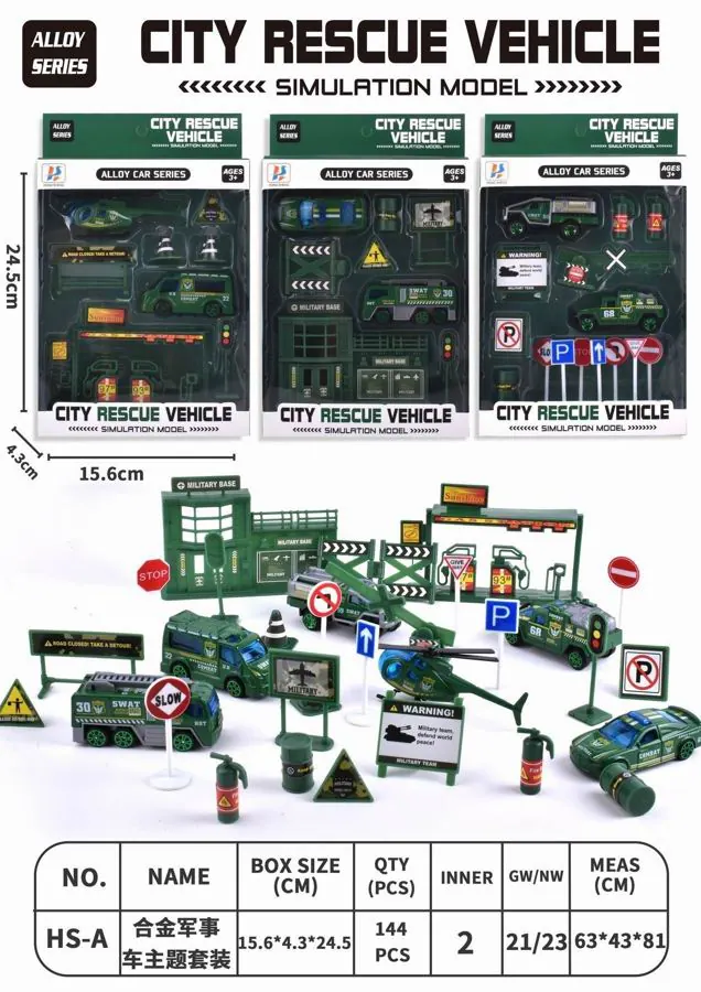 Alloy Military Theme Set Window Box wholesale from Qili Toys