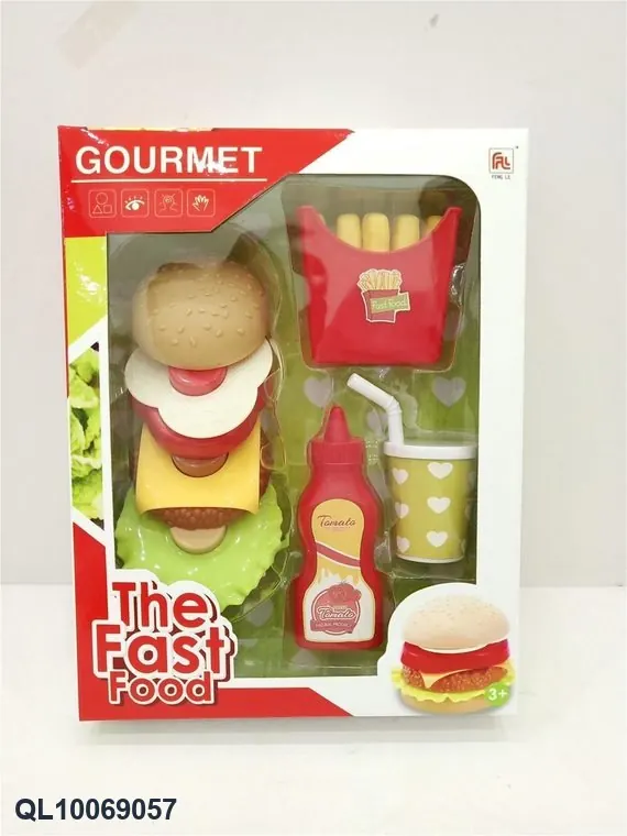 Assembled Burger Combo Window Box wholesale from Qili Toys