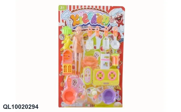Beautiful Girl Tableware Blister Board wholesale from Qili Toys