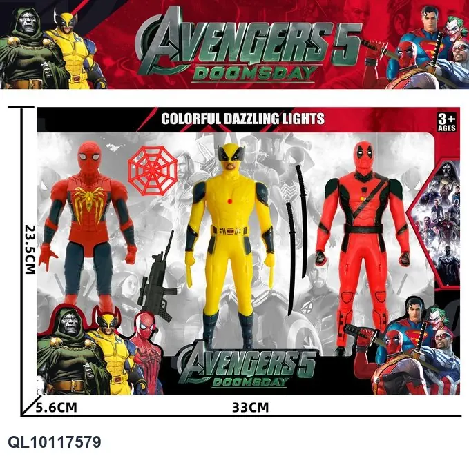 Blue Gold Spider+Claw Hero+Death Service Gift Box Edition Gift Box wholesale from Qili Toys
