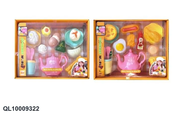 Breakfast Pretend Play Set (2 styles assorted) Window Box wholesale from Qili Toys