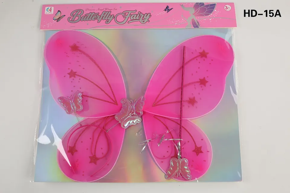 Butterfly Wings OPP Header Bag wholesale from Qili Toys