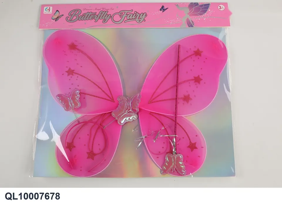 Butterfly Wings OPP Header Bag wholesale from Qili Toys