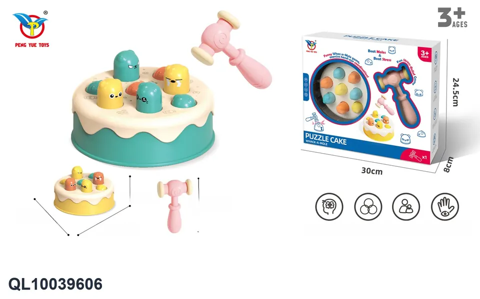 Cake Whack-A-Mole Window Box wholesale from Qili Toys