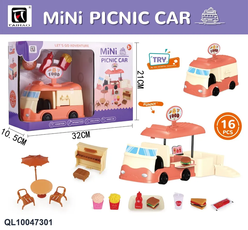 Coca-Cola Burger Food Truck Display Box wholesale from Qili Toys