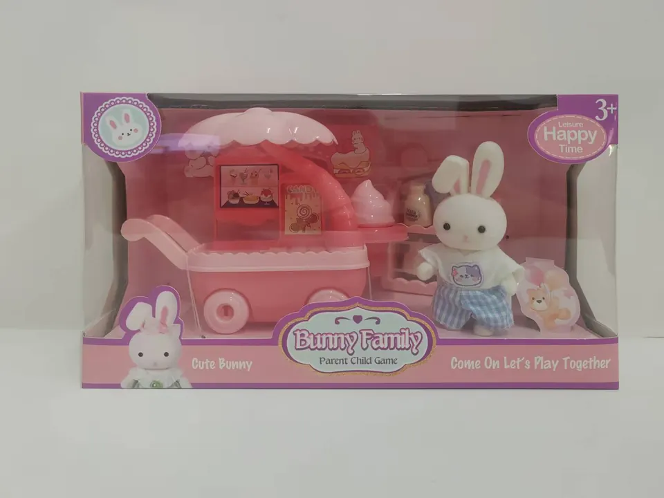 Cute Rabbit Playing House Window Box wholesale from Qili Toys