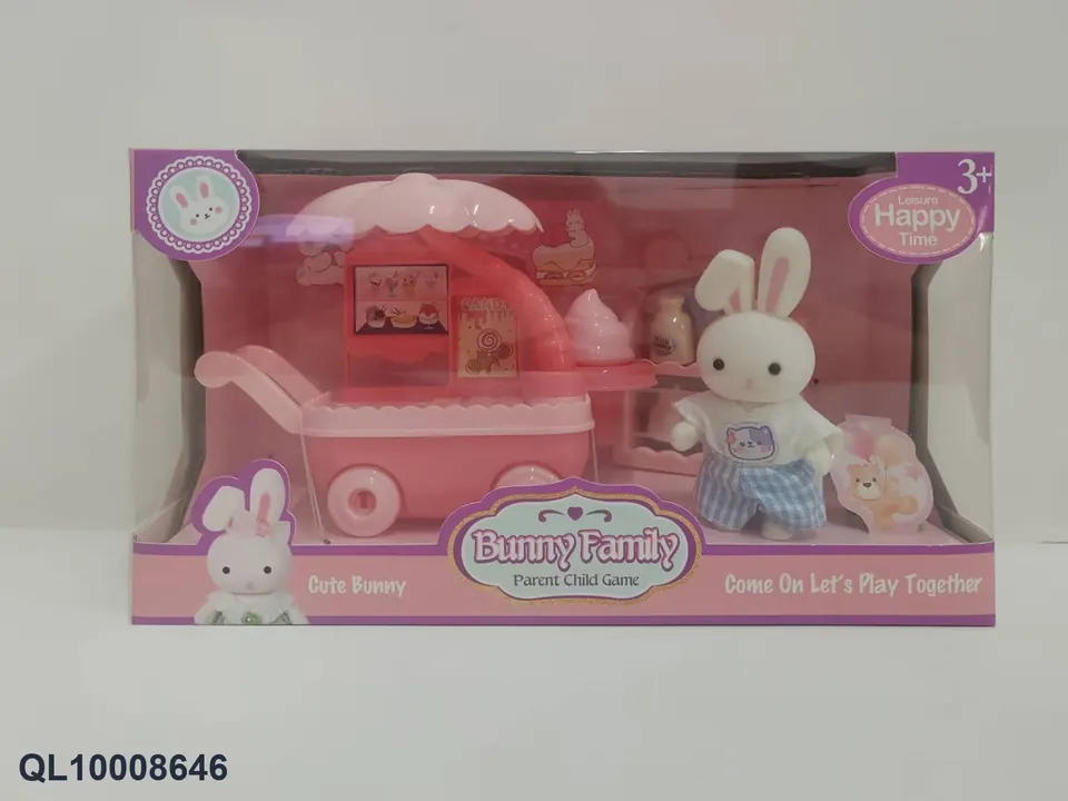 Cute Rabbit Playing House Window Box wholesale from Qili Toys