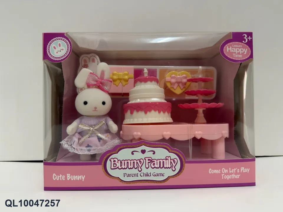Cute Rabbit Playing House Window Box wholesale from Qili Toys