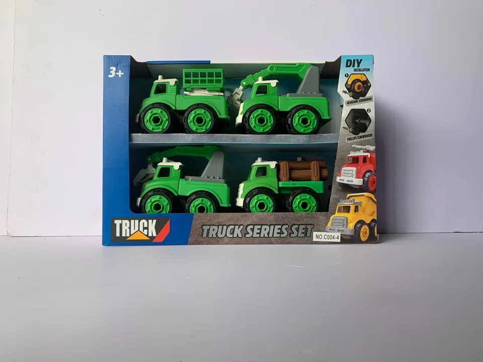 DIY Farm Disassembly Car Kit Display Box wholesale from Qili Toys