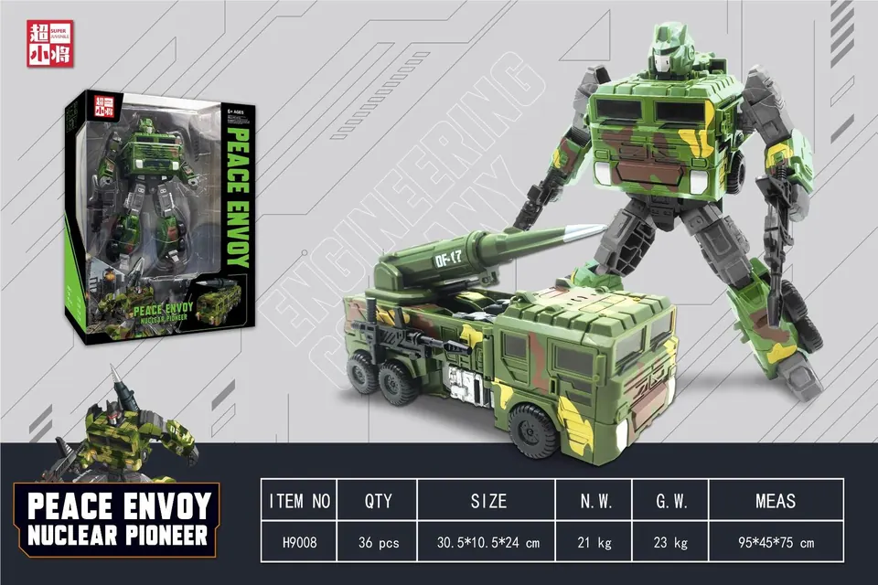 Defender Hero Series, Nuclear Vanguard Figure Window Box wholesale from Qili Toys