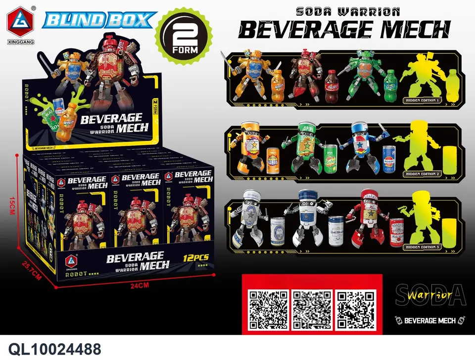 Deformed Beverage Blind Box Display Box wholesale from Qili Toys