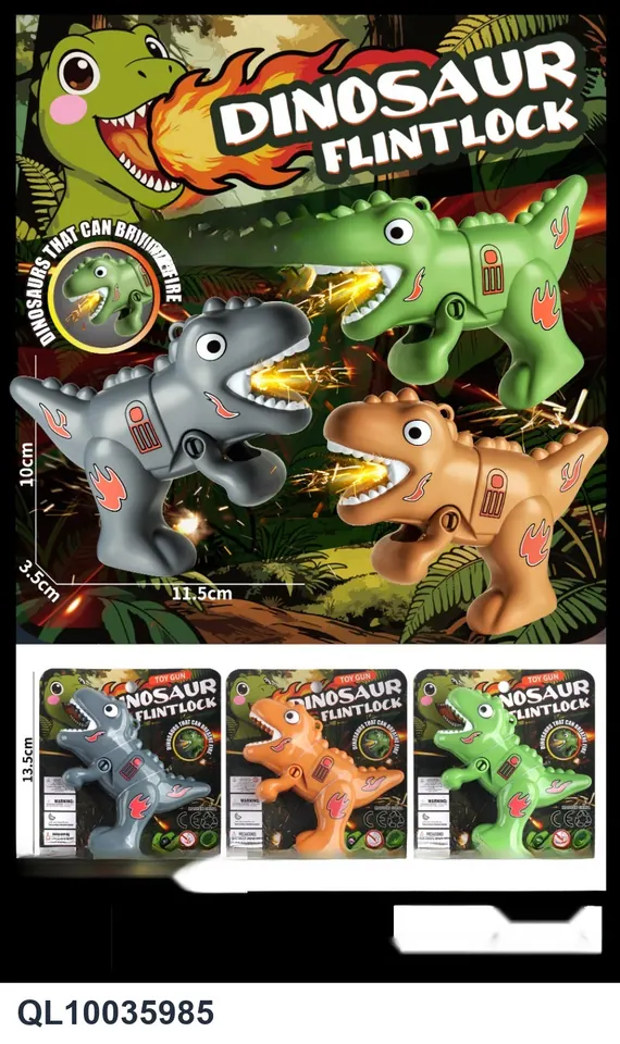 Dinosaur Flint Gun Tie Board wholesale from Qili Toys