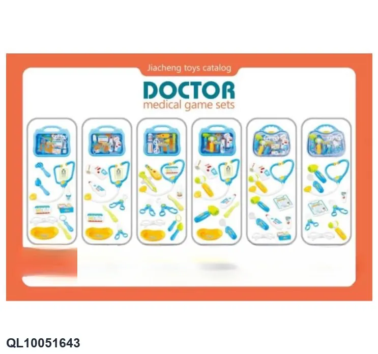 Doctor Tool Combination Set (blue) Suitcase wholesale from Qili Toys