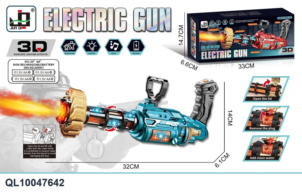 Electric Gun Color Box wholesale from Qili Toys