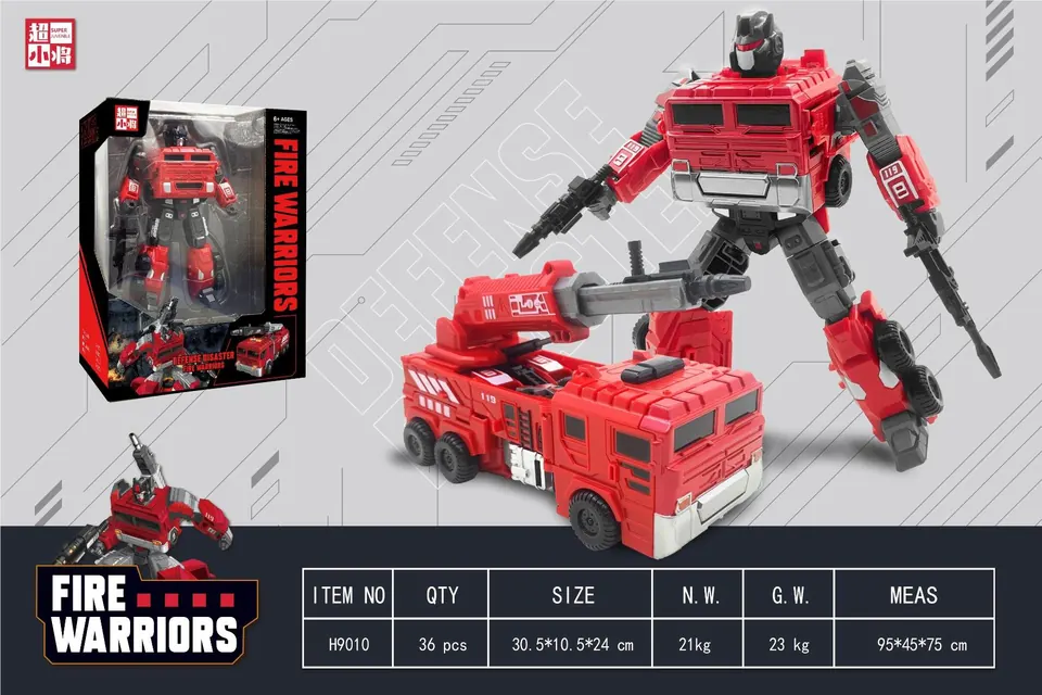 Fire Brigade Hero Series, Disaster-Guard Figure Window Box wholesale from Qili Toys