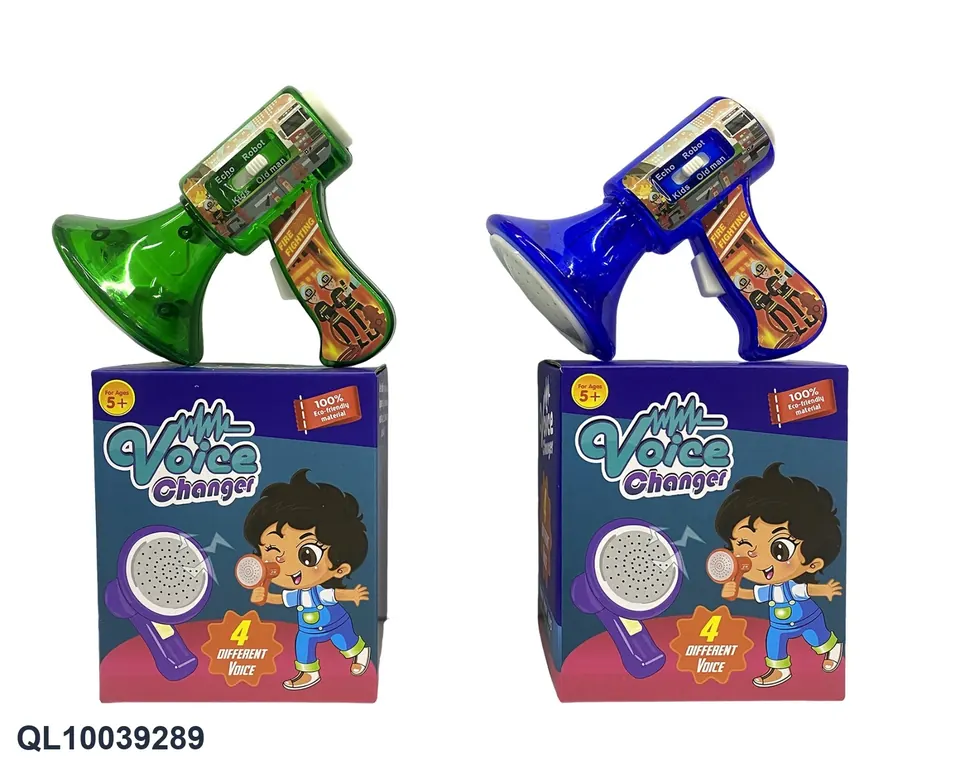Firefighter Voice Changing Horn/Voice Changing Horn 2 Colors Mixed (battery included) Color Box wholesale from Qili Toys
