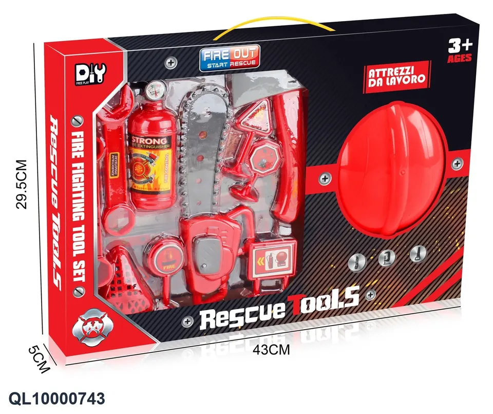 Firefighting Tools Window Box wholesale from Qili Toys