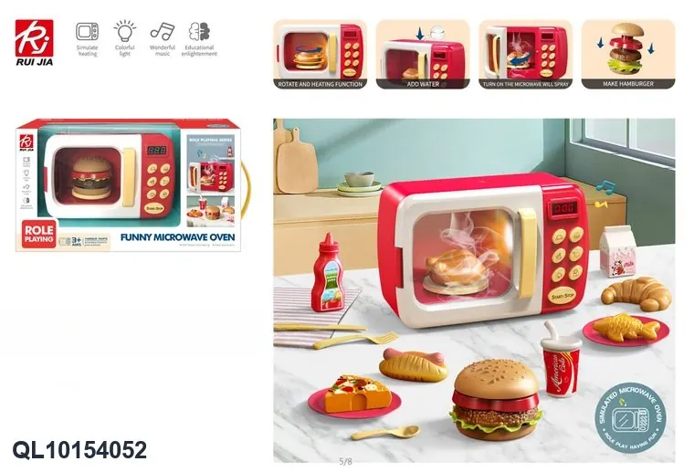 Happy Little Kitchen Multifunction Steamer & Microwave (red) Window Box wholesale from Qili Toys