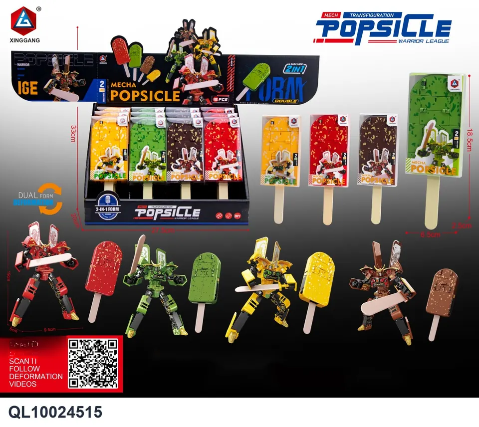 Ice Cream Deformation Display Box wholesale from Qili Toys