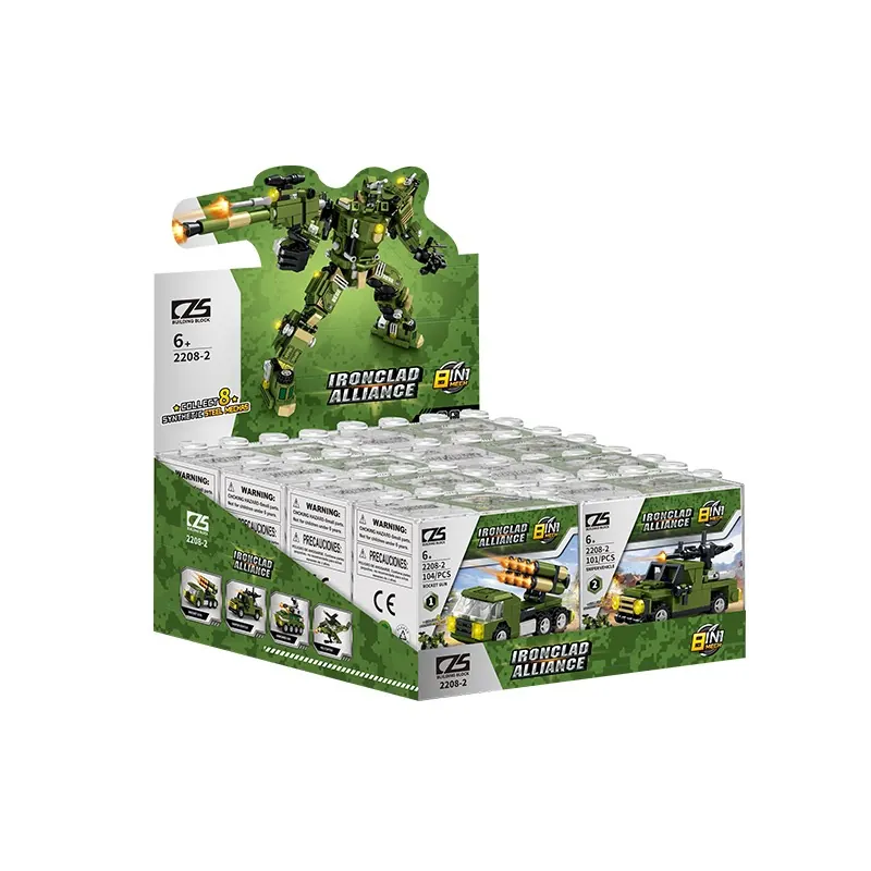 Iron Armor Alliance (8 mixed models) Can Be Combined Into One (8pcs single price) Display Box wholesale from Qili Toys