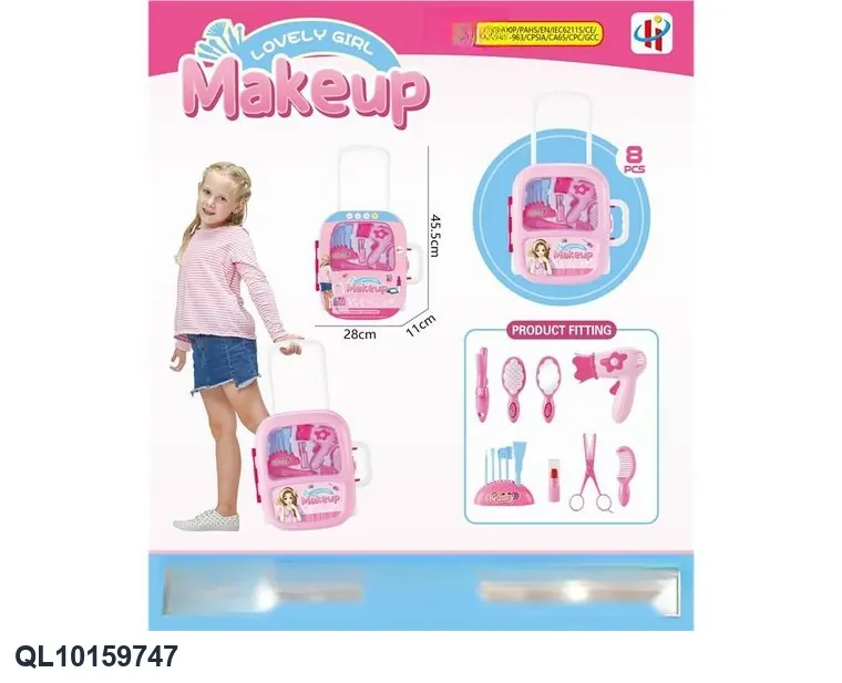 Jewelry Set For Girls, Princess-Themed Jewelry, Hair Styling And Pretend Play Jewelry, CPC Toys Wrap Card wholesale from Qili Toys