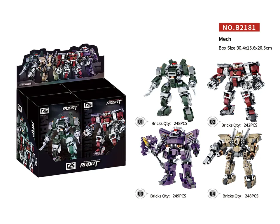 MINI Mechanical Armor Display Box wholesale from Qili Toys