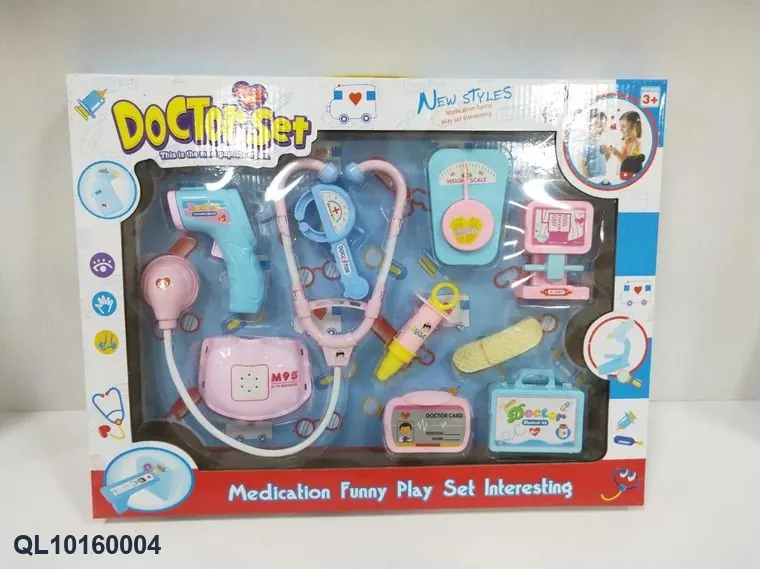 Medical Device, Colorful LED Thermometer, Simulated Face Mask, Forehead Thermometer - CPC Window Box wholesale from Qili Toys