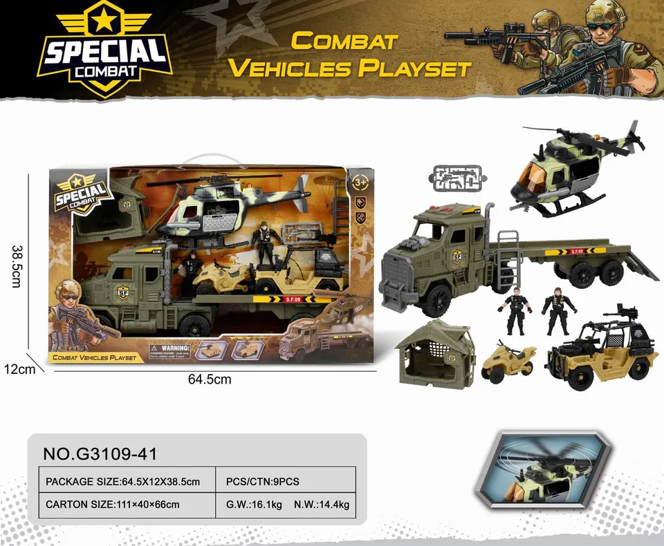 Military Combo Window Box wholesale from Qili Toys
