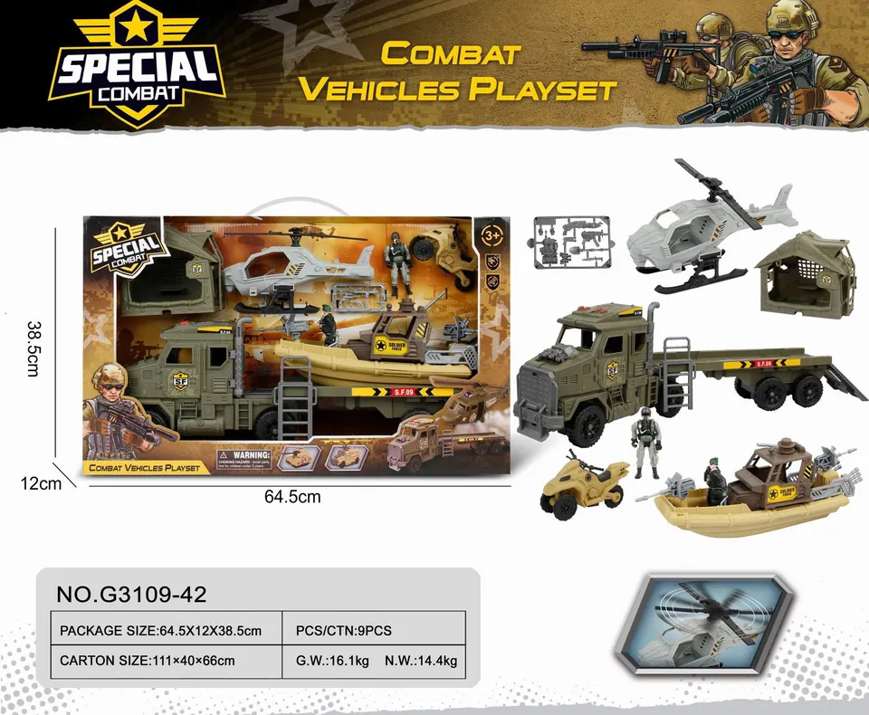 Military Combo Window Box wholesale from Qili Toys