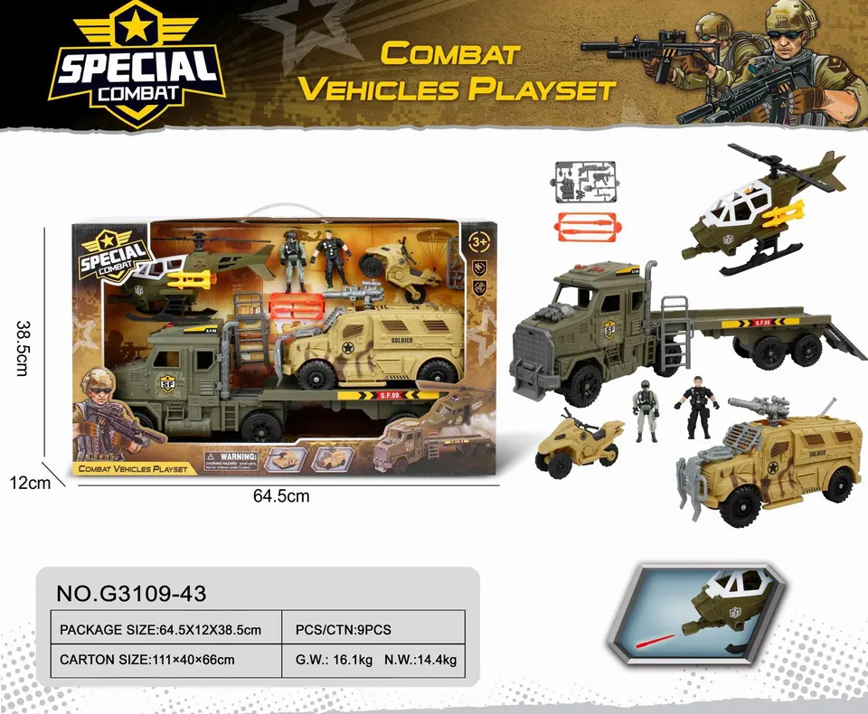 Military Combo Window Box wholesale from Qili Toys