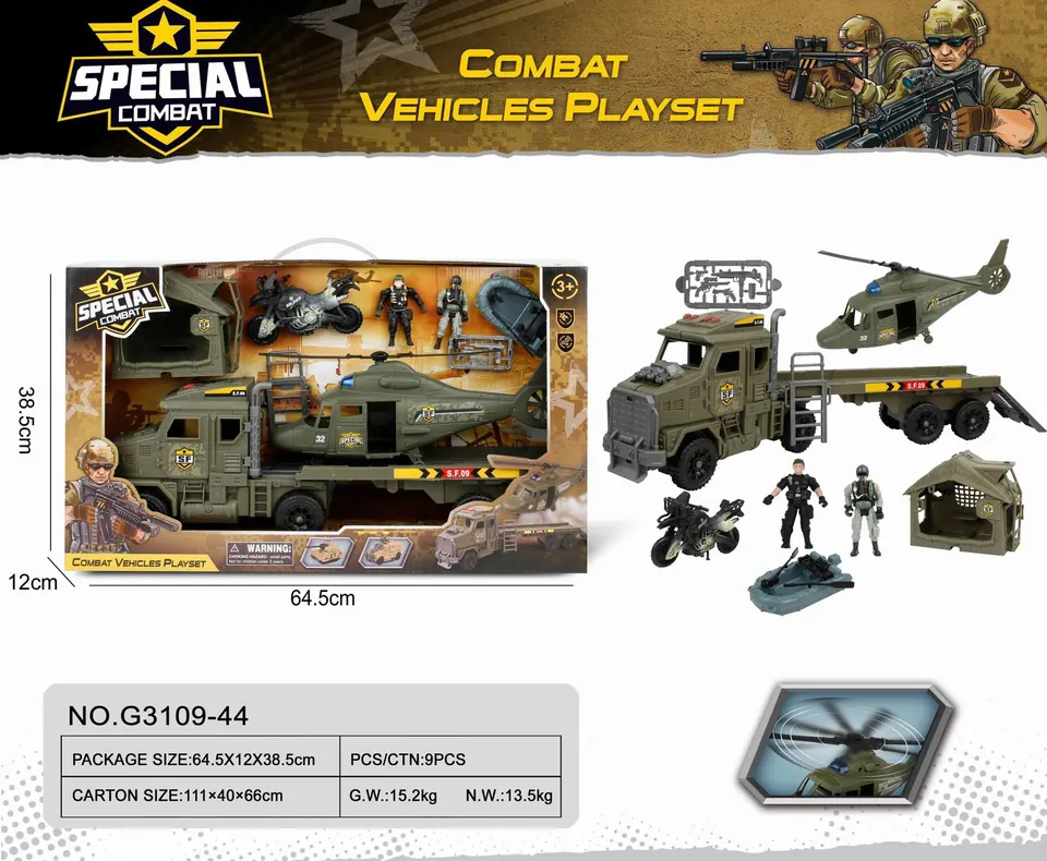 Military Combo Window Box wholesale from Qili Toys