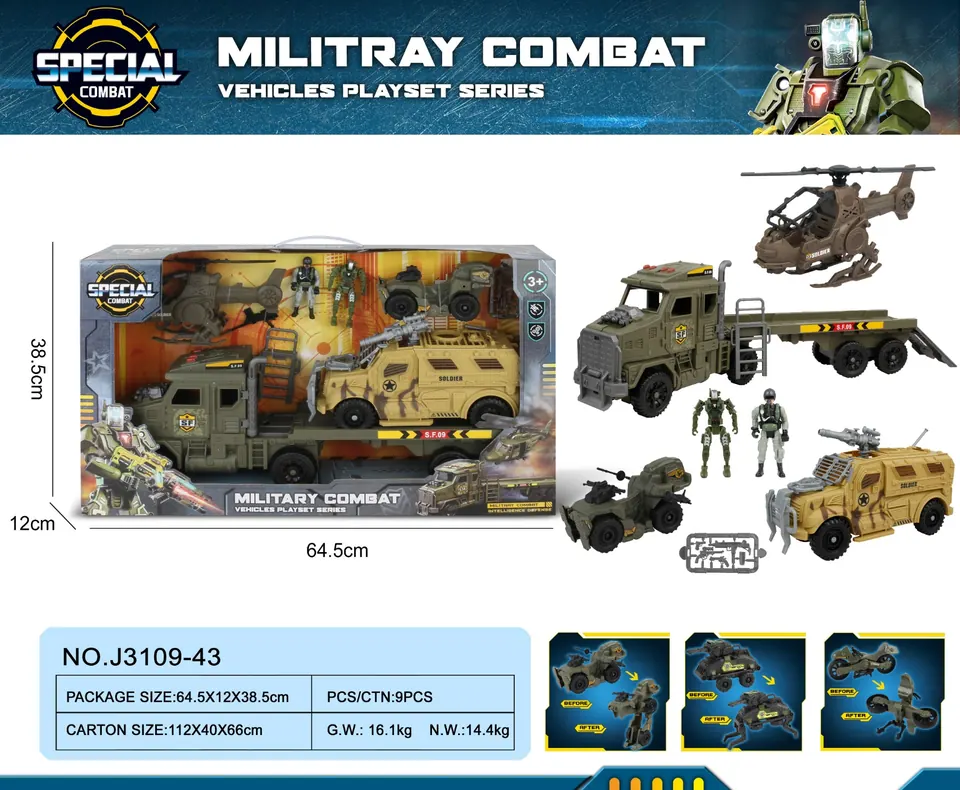 Military Combo Window Box wholesale from Qili Toys