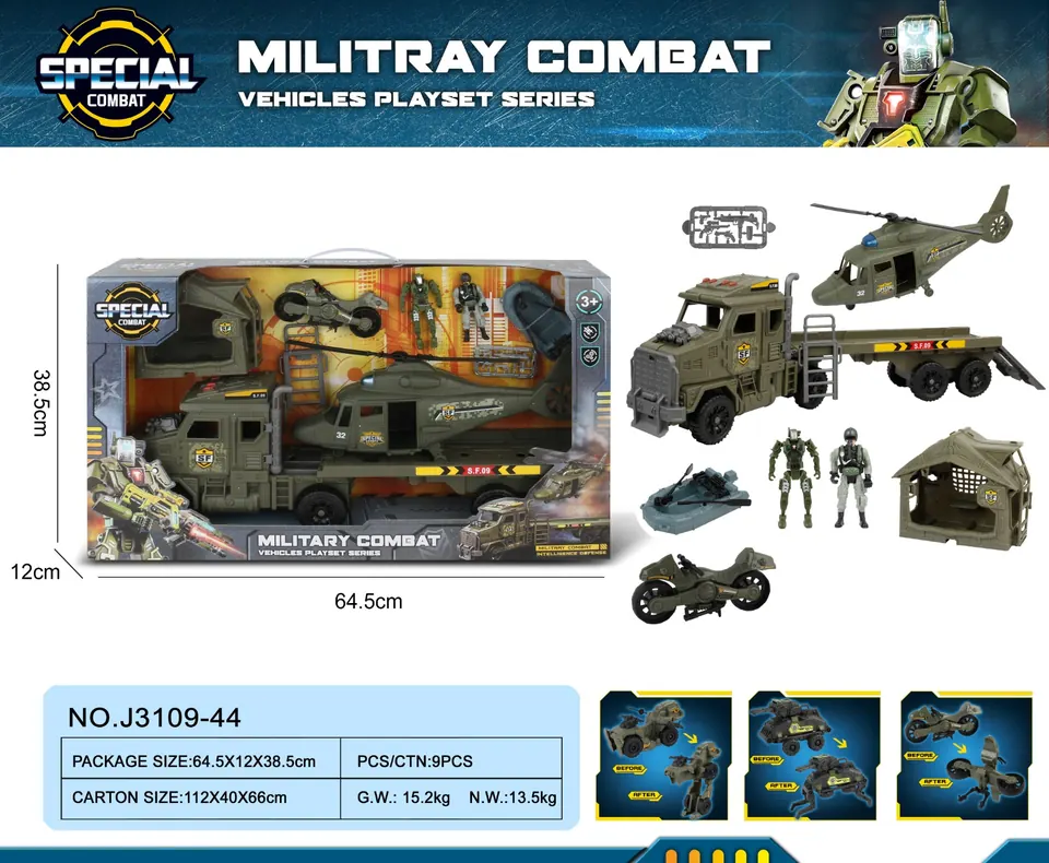Military Combo Window Box wholesale from Qili Toys