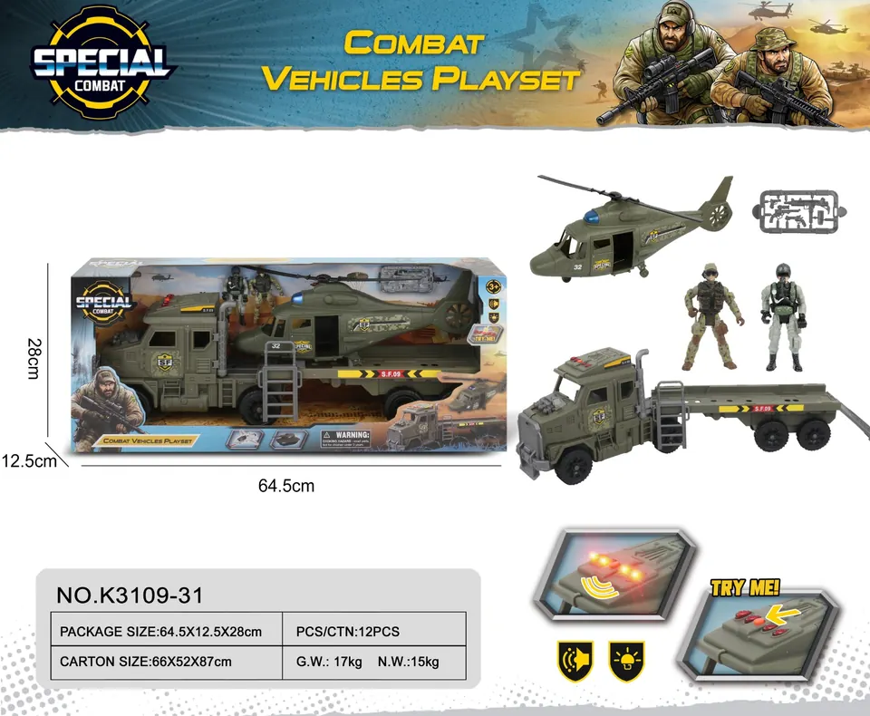 Military Combo Window Box wholesale from Qili Toys