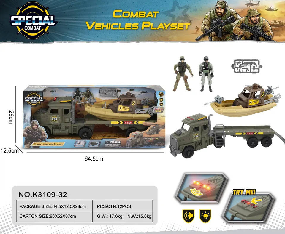 Military Combo Window Box wholesale from Qili Toys