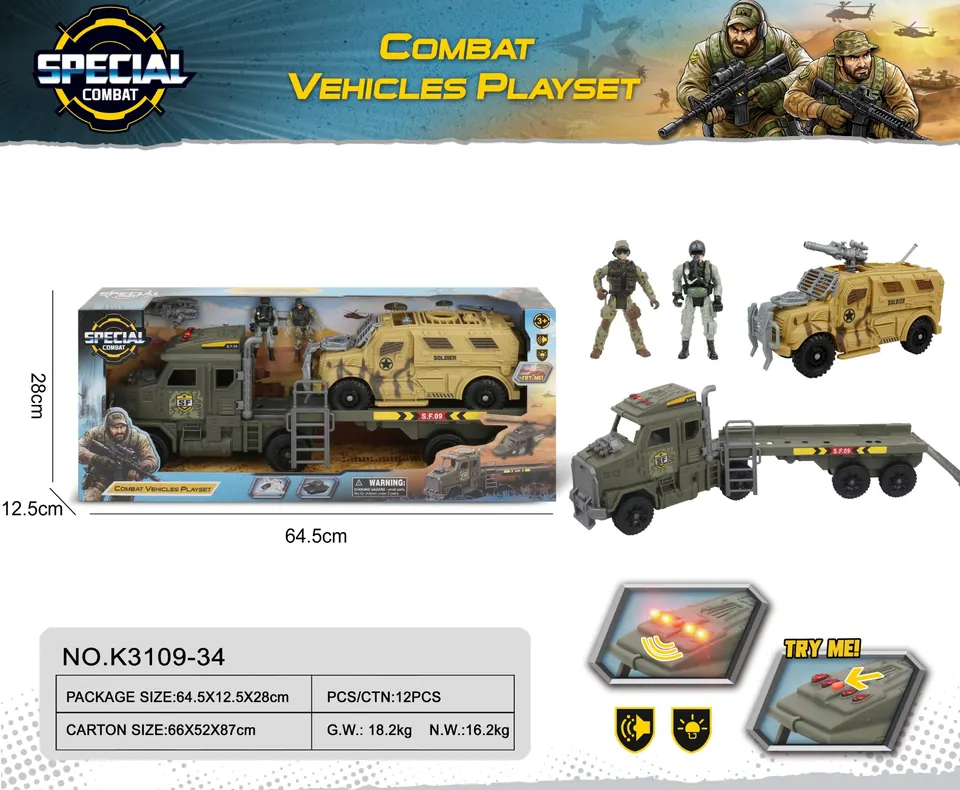 Military Combo Window Box wholesale from Qili Toys