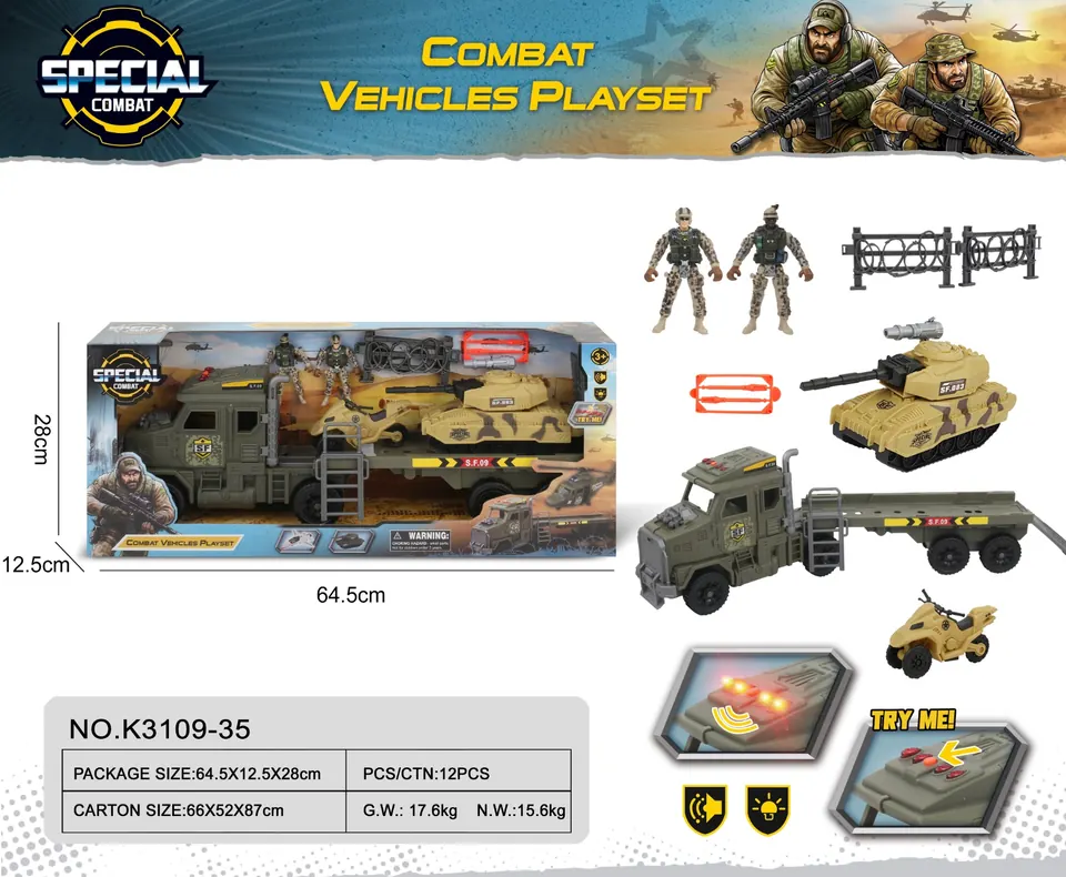 Military Combo Window Box wholesale from Qili Toys