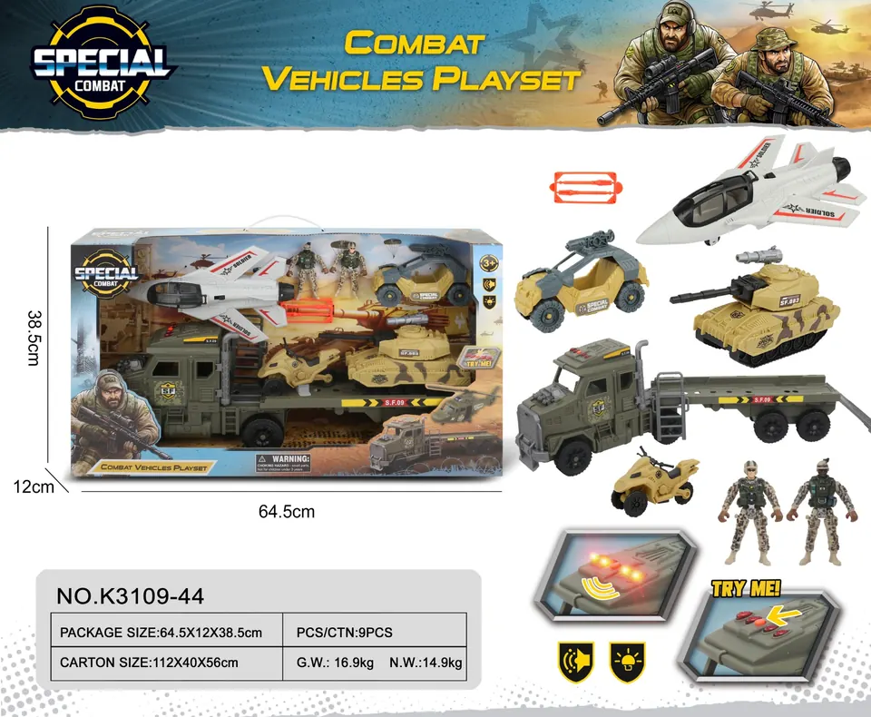 Military Combo Window Box wholesale from Qili Toys