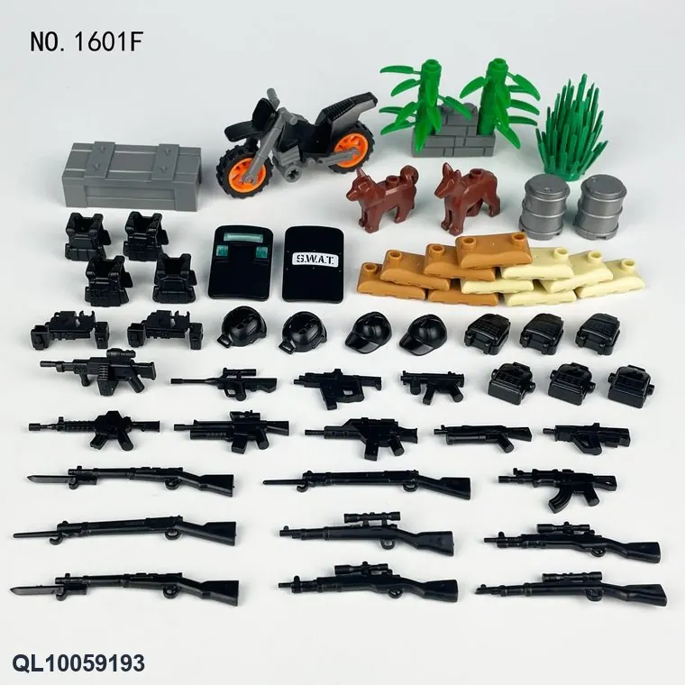 Military Weapons And Equipment Package Bagged Pack wholesale from Qili Toys