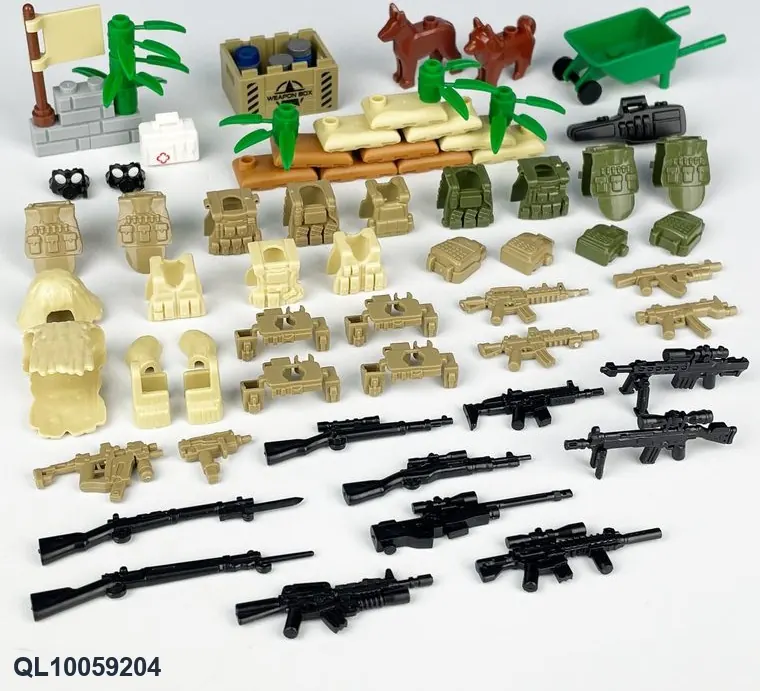 Military Weapons And Equipment Package Bagged Pack wholesale from Qili Toys