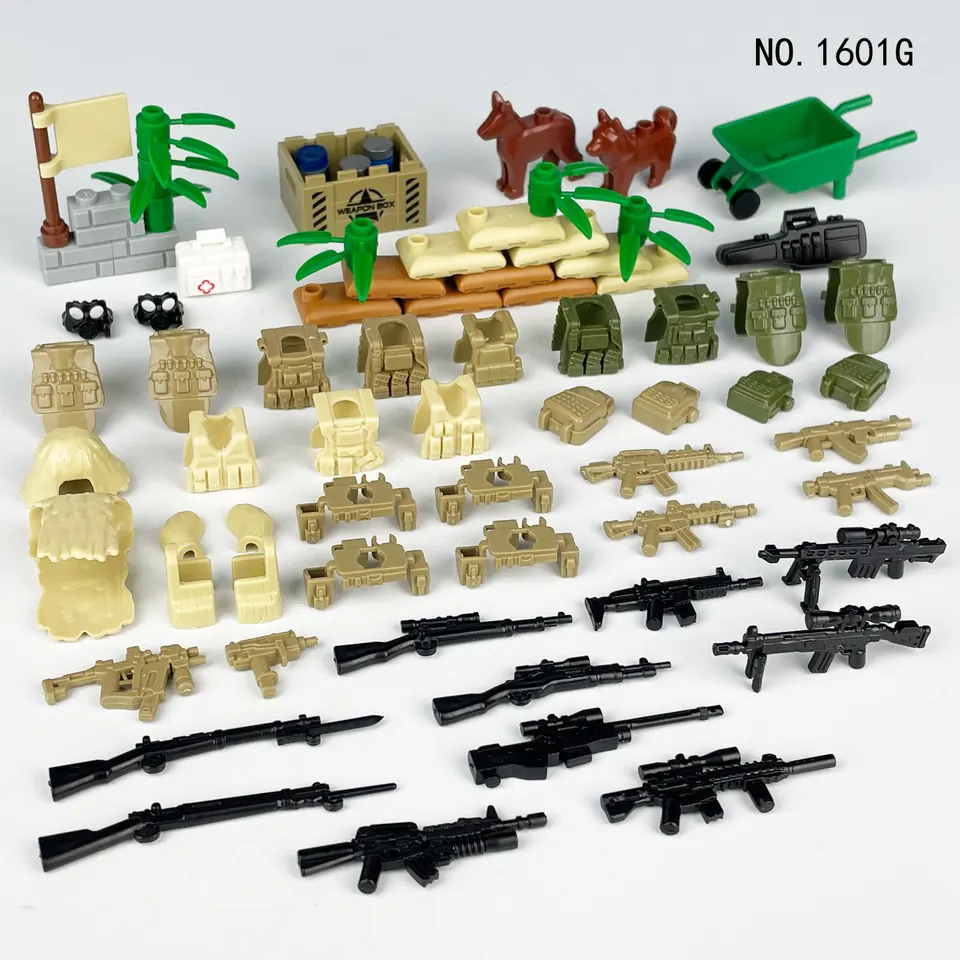 Military Weapons And Equipment Package Bagged Pack wholesale from Qili Toys