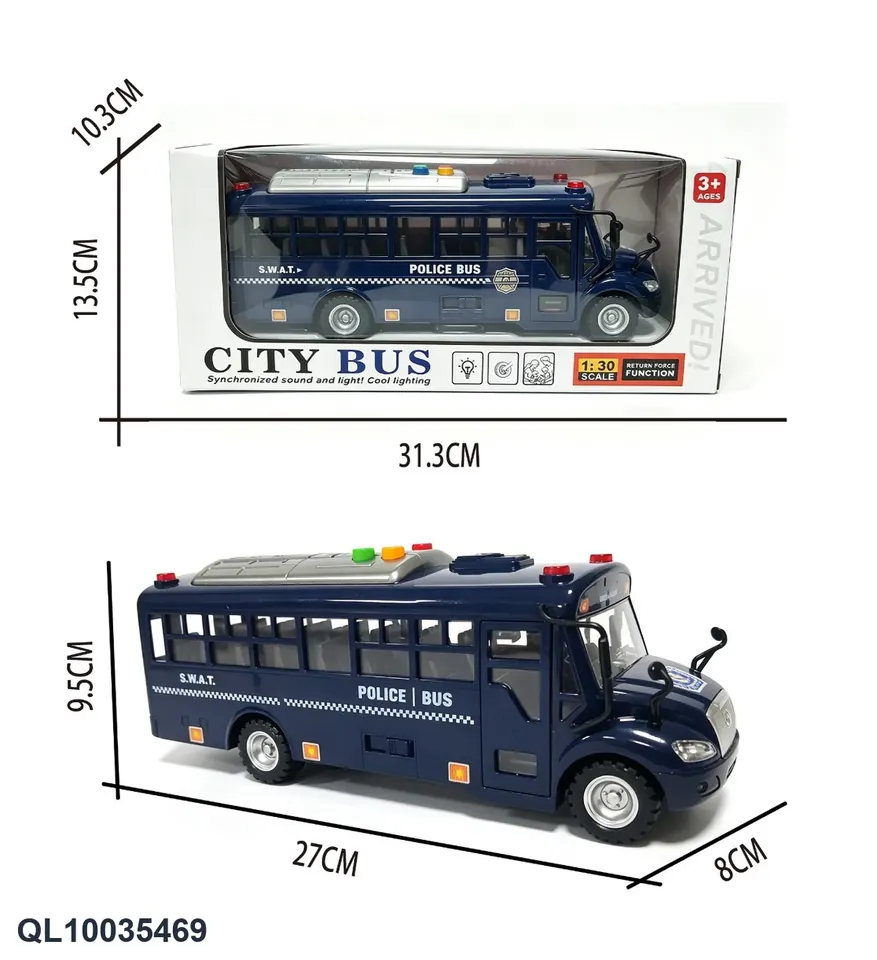 Music, Sound And Light Police (battery not included) Window Box wholesale from Qili Toys