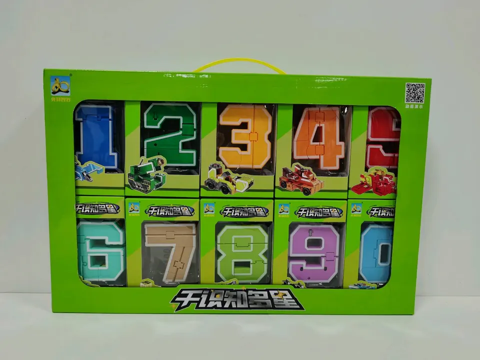New Big Digital Transformation Window Box wholesale from Qili Toys