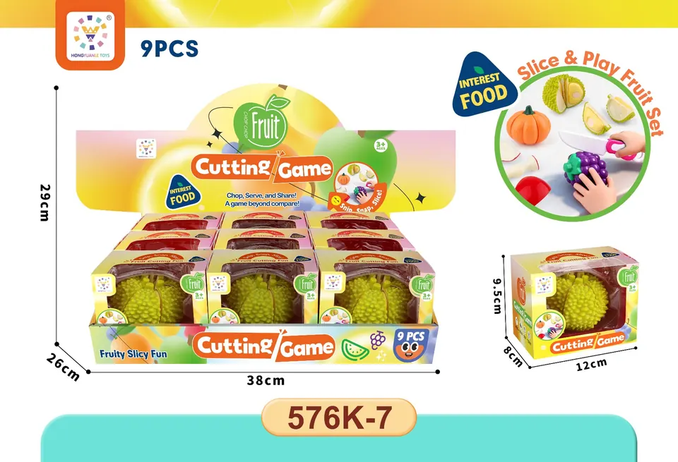 Peeled Durian Display Box (9pcs whole box price) Display Box wholesale from Qili Toys