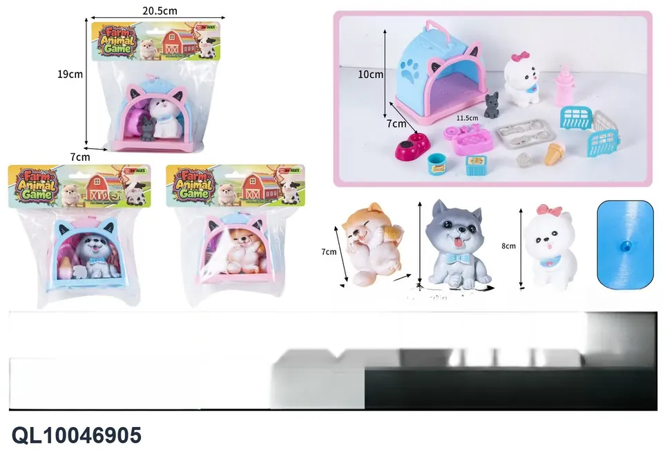 Pet House Play House Header Bag wholesale from Qili Toys