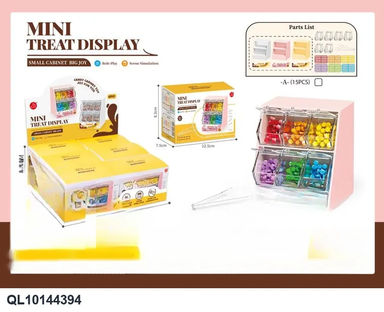 Play Candy Stand, 6 Pcs Per Display Box (candy bean accessories, 15 pcs) Display Box wholesale from Qili Toys