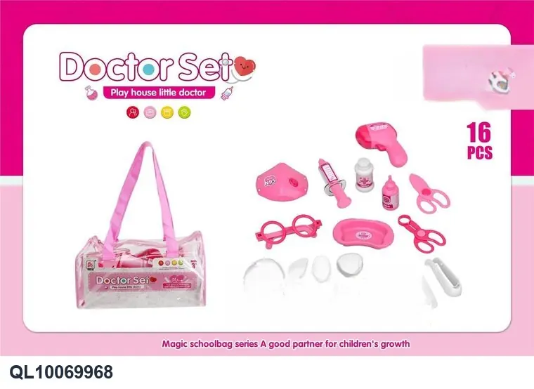 Play House Medical Tools Set 16Pcs (play house toys) Tote Bag wholesale from Qili Toys