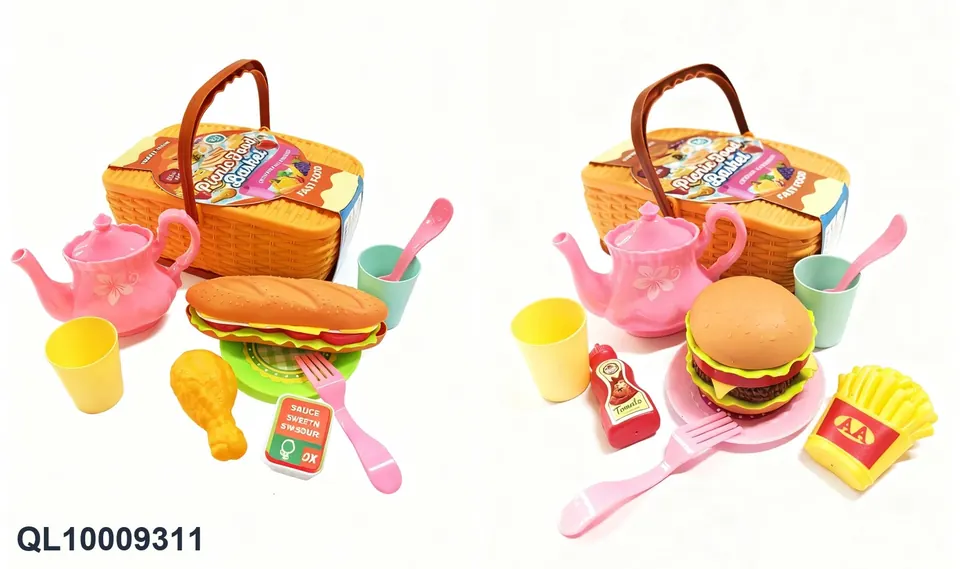 Play House Set (two types mixed) Portable Basket wholesale from Qili Toys